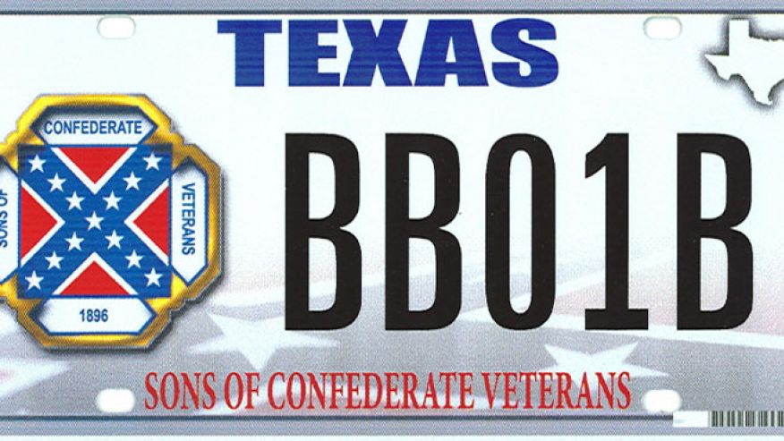 texas supreme court license plate